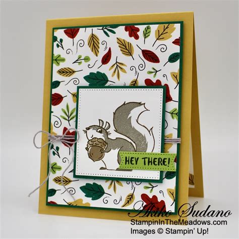 Stampin Up Nuts About Squirrels Card Stampin In The Meadows