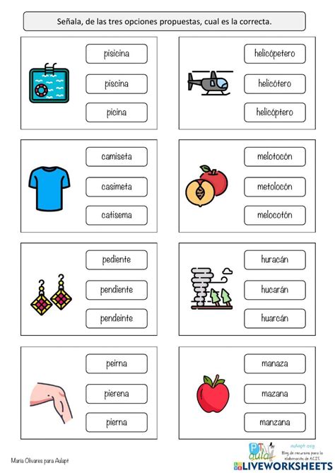 Dislexia Online Exercise For Live Worksheets