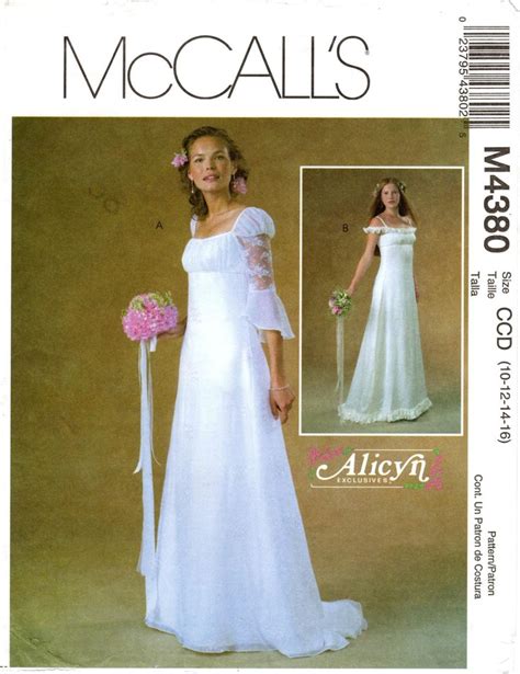 Mccall S Bridal Sewing Pattern M4380 By ALICYN EXCLUSIVES Misses