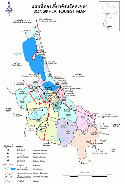 Tourist Map of Songkhla Source:... | Download Scientific Diagram