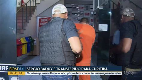 Homem que confessou ter matado ex sogros é transferido para Curitiba