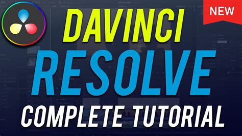 How To Use DaVinci Resolve Complete Beginner S Guide YouTube