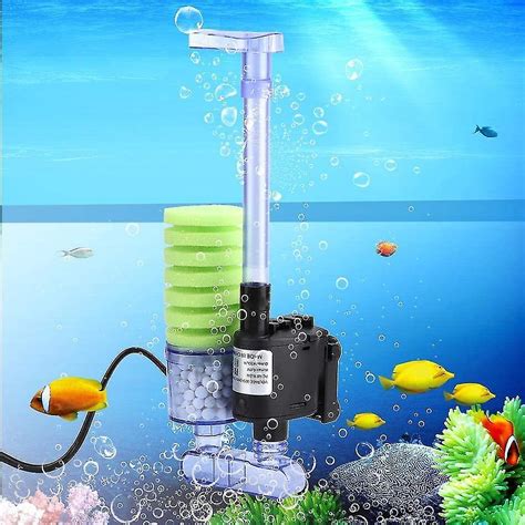 Aquarium Biochemical Sponge Filter Fish Tank Filter Air Pump Super