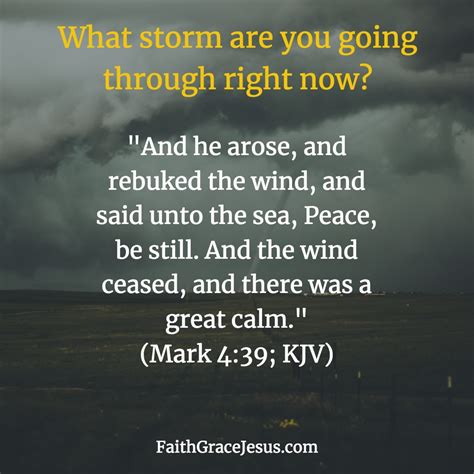 Which Storm In Your Life Needs To Calm Down Faith Grace Jesus