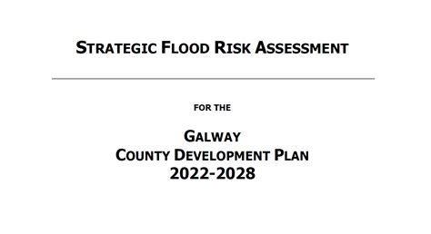 Strategic Flood Risk Assessment Galway County Council Online