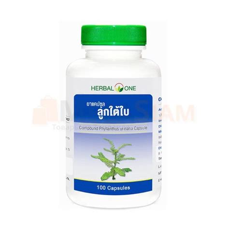 Бад Herbal One - филлантус мочегонный (100 капсул) купить из Таиланда ...