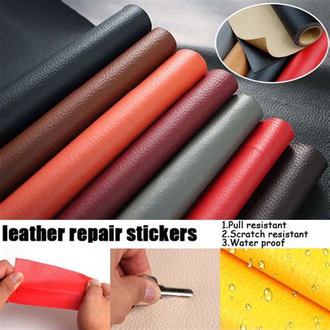 Waterproof Leather Repair Patch Self Adhesive Pu Fabric Stickers No Ironing Furniture Protectors