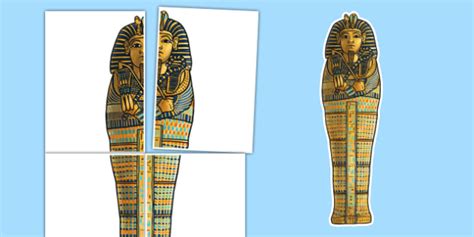 Large A2 Sarcophagus Display Cut Out Ancient Egypt