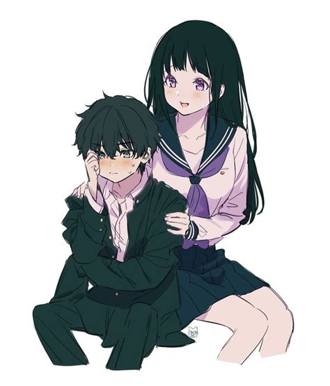 냥말가게 mery S2 on X in 2024 Hyouka Cute anime couples Anime