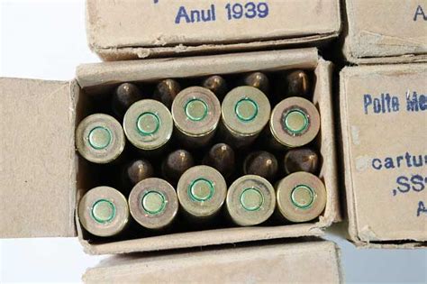 8mm Mauser Ammunition Ww2 Germanromanian Contract 1939 1 Box