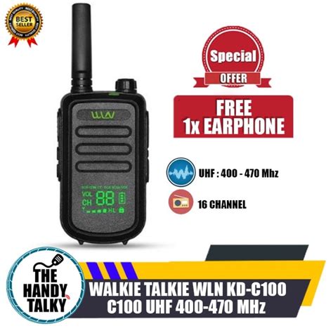 Jual Wln Kd C C C Uhf Mhz Satuan Walkie Talkie Wln