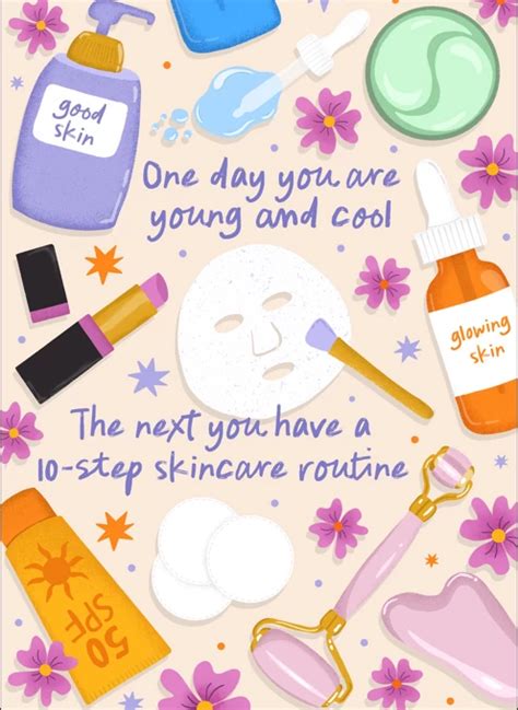 10 Step Skincare Routine By Tikkled Pink Cardly