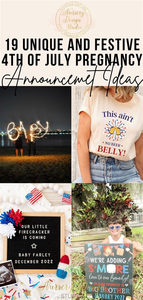 Unique And Festive Th Of July Pregnancy Announcement Ideas