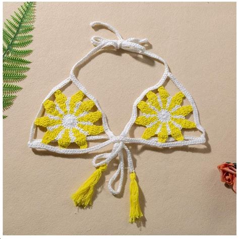 S The Widow Swim Mandi Lemon Burst Crochet Bikini Poshmark