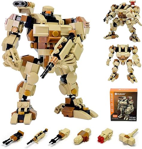 Mybuild Mecha Frame Toy Building Set Sci Fi Series Titan Robot Mech