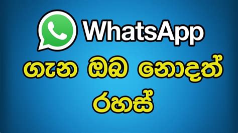 5 Cool New WhatsApp Tricks You Should Try Android Lk YouTube