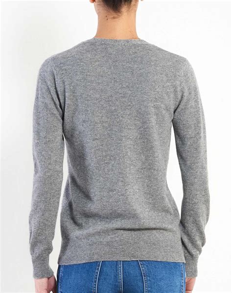 Ladies Cashmere V Neck Cardigan Maisoncashmere
