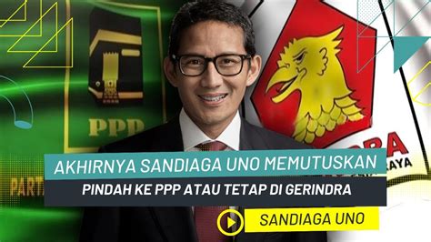 Akhirnya Sandiaga Uno Memutuskan Youtube