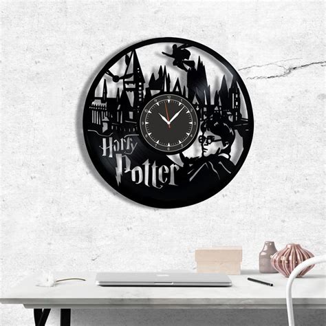 Harry Potter Vinyl Record Clock Wall Clock Harry Potter Best Gift For