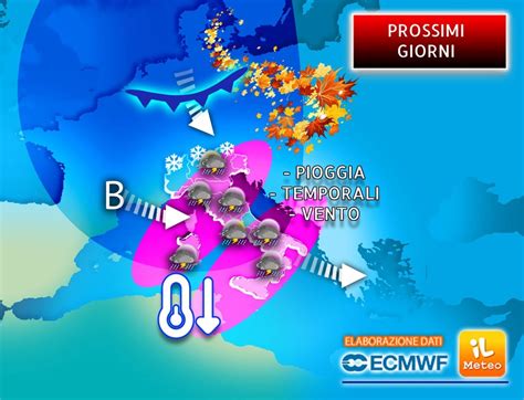 Meteo da Giovedì Irruzione Polare con Freddo Pioggia e Neve sembrerà