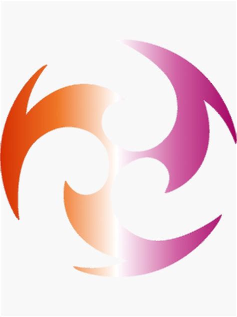 Genshin Impact Electro Lesbian Pride Sticker For Sale By Evfr Redbubble
