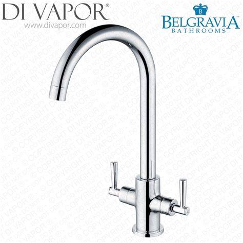 Belgravia Kitchen Monobloc Two Lever Tap Chrome Replacement For Franke Olympus Tap