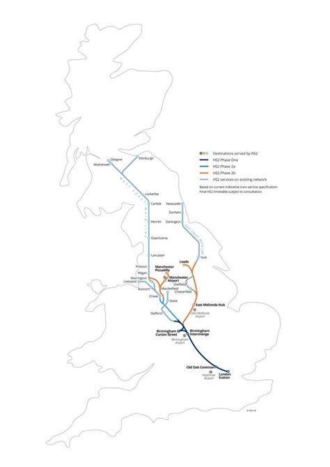 HS2 route map: What HS2 means for YOU - where does £106bn train line ...