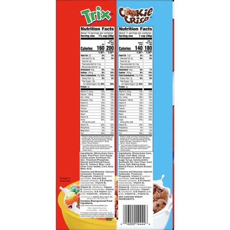 General Mills Trix And Cookie Crisp Breakfast Cereal Uncle Z Spice