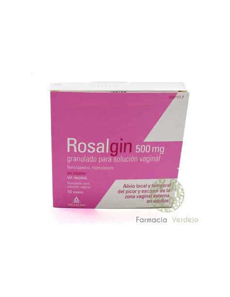 Rosalgin Mg Sobres Granulado Para Solucion Vaginal Picor Vaginal