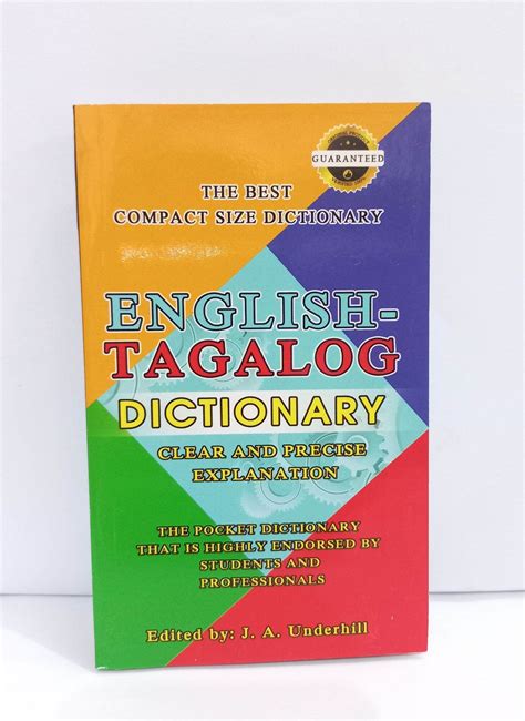 English Tagalog Pocket Dictionary Lazada Ph