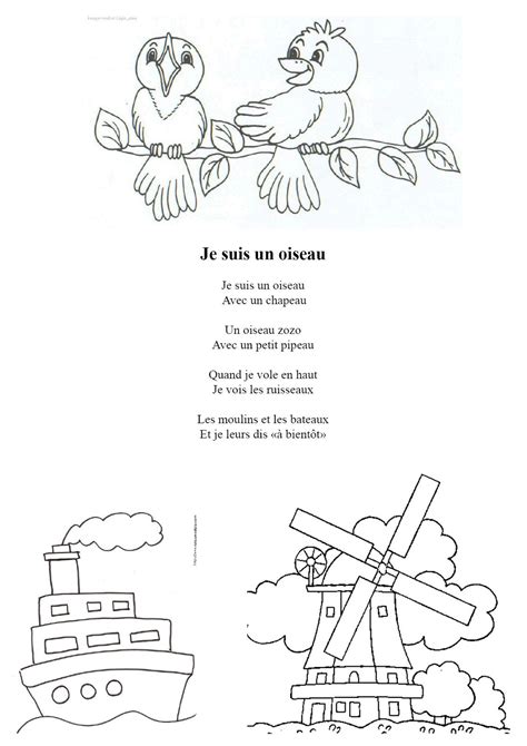 Image De Oiseau Mon Petit Oiseau Comptine