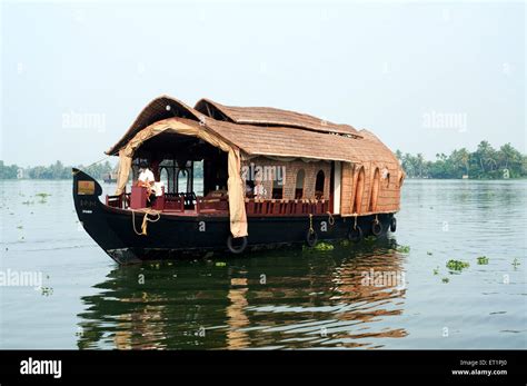 Kettuvallam houseboat ; Kerala ; India Stock Photo - Alamy