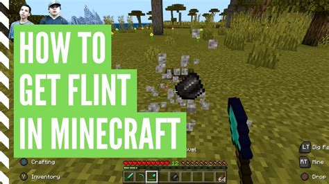 How To Get Flint In Minecraft Youtube