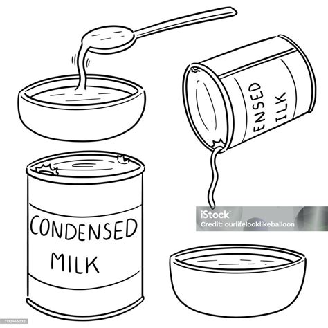 Condensed Milk Stock Illustration Download Image Now Condensed Milk