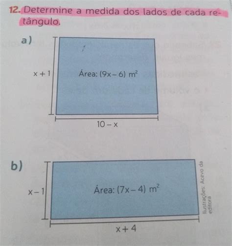 Determine A Medida Dos Lados De Cada Ret Ngulo Revoeduca