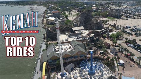 Top 10 Rides At Kemah Boardwalk Youtube