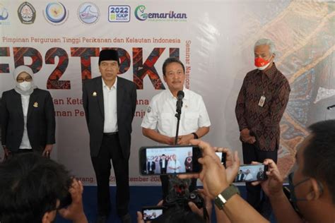 Menteri Trenggono Konsolidasikan Ekonomi Biru Bersama Pimpinan