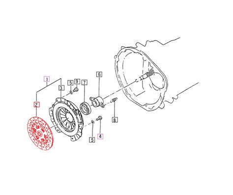 Clutch Disc For Mahindra Model 2810 Old Sheet Metal Version Only