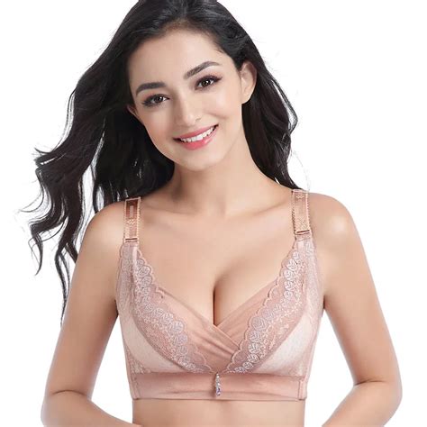 Women Sexy Underwire Padded Push Up Embroidery Lace Bra B C