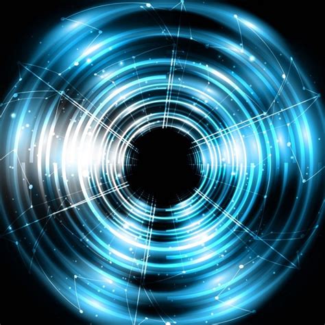 vector glowing circular background