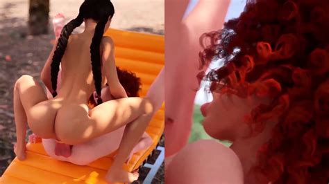 D Outdoor Futa Milf Redhead Big Dick Big Cock Anal Sex Cowgirl Blowjob Animation