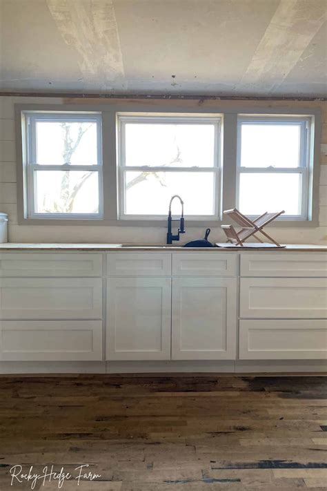 Double Wide Manufactured Home Kitchen Remodel New Windows
