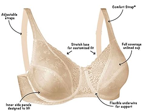 Playtex Womens Secrets Love My Curves Signature Floral Underwire Full