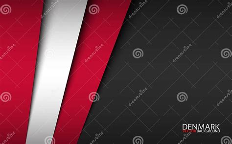 Modern Vector Background With Danish Colors And Grey Free Space For