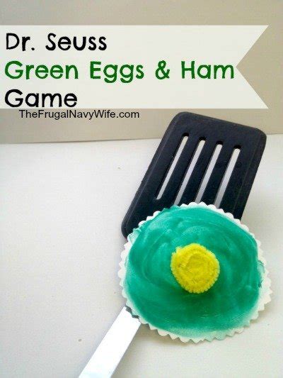 Dr. Seuss Green Eggs and Ham Game - The Frugal Navy Wife