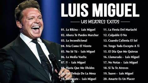 Luis Miguel Mix Xitos Grandes Exitos De Luis Miguel Canciones