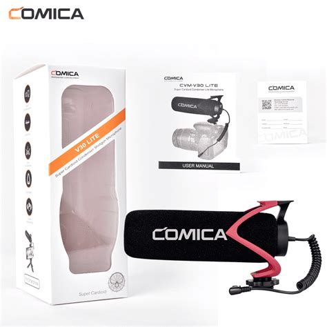Comica CVM-V30 LITE richtmicrofoon voor camera en smartphone - Rood ...