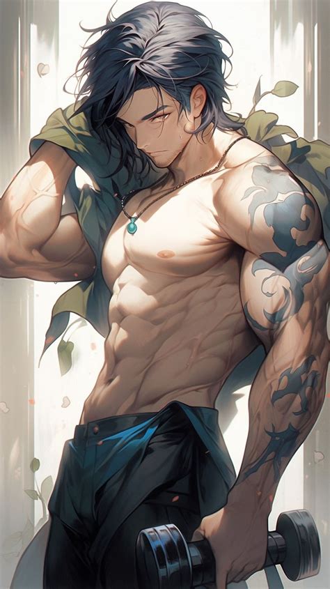 Pin by 어마어마하다 on 캐릭터1 Anime guys shirtless Cute anime guys