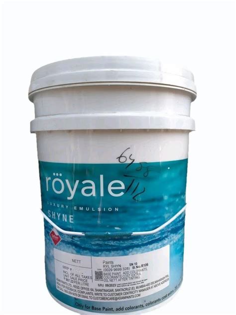 Asian Paints Royale Shyne Luxury Emulsion Paint 20 Ltr At Rs 10067