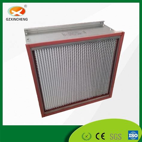 High Temperature Resistance Hepa Air Filter For Food Factory Heat